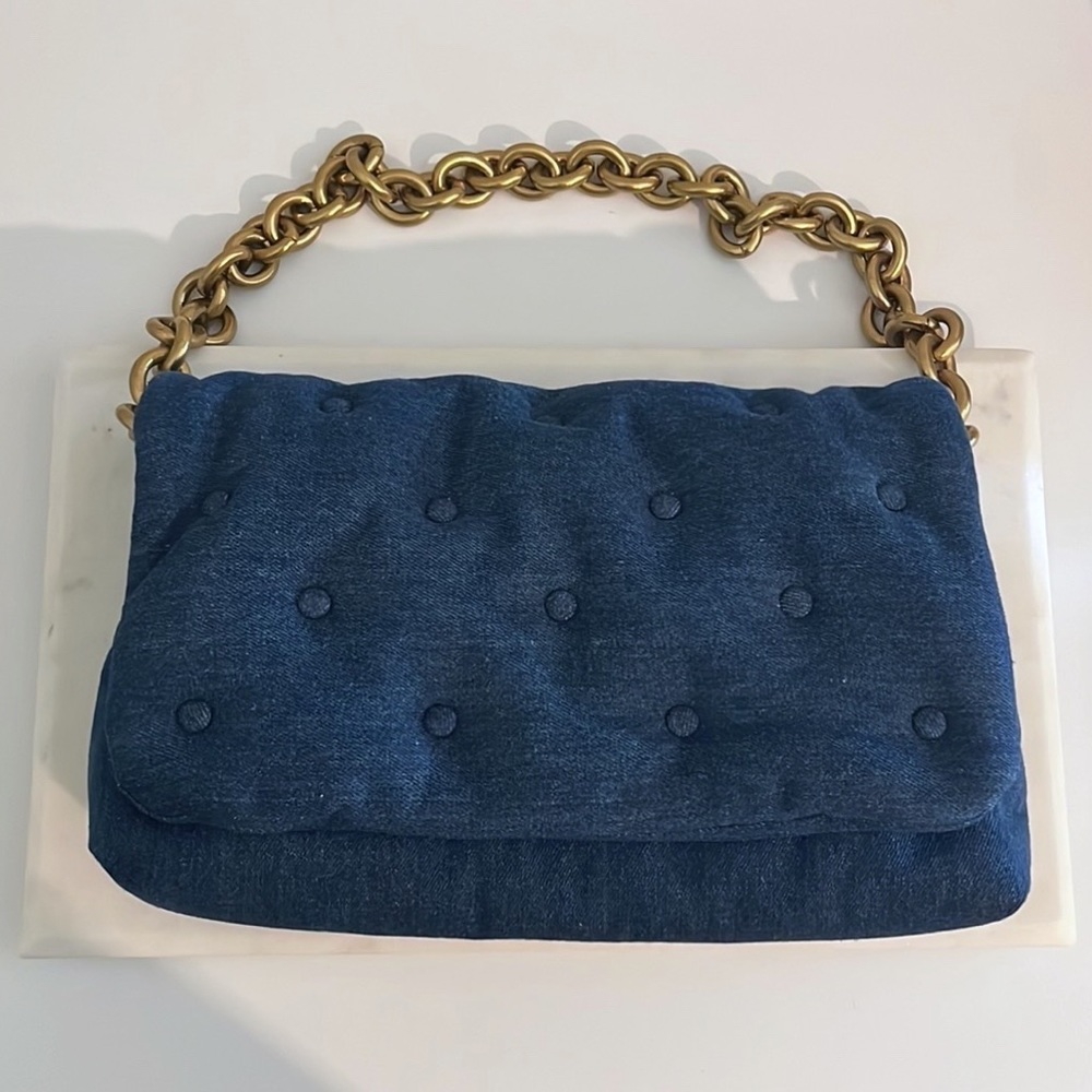 Zara Denim Chain Bag